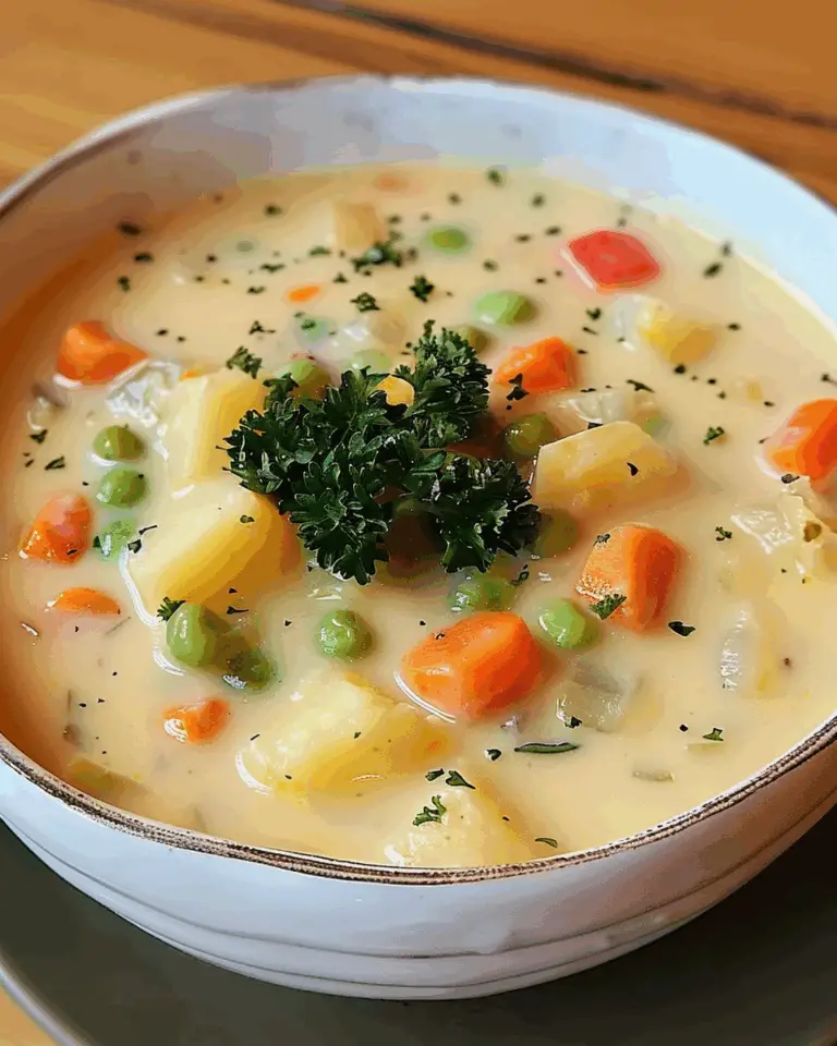 Potato, Vegetable & Cheese Soup