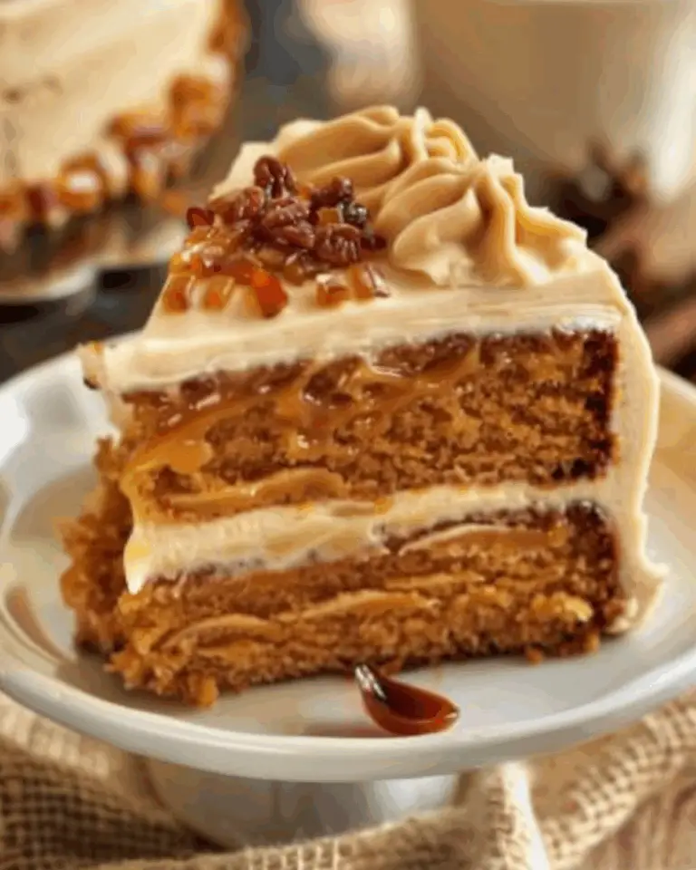 Pumpkin Cake with Caramel Cream Cheese Frosting