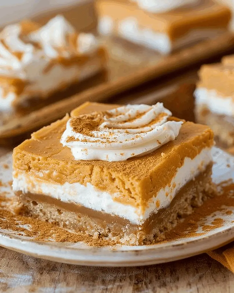 Pumpkin Cheesecake Bars