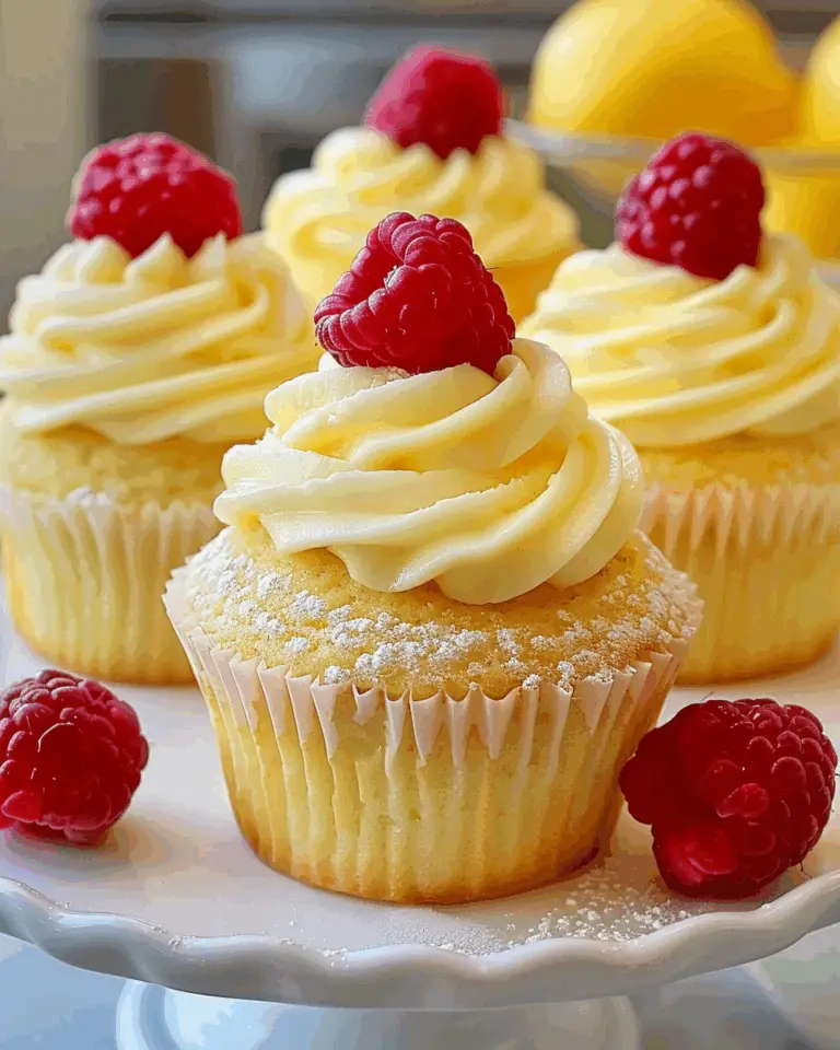 Raspberry Lemon Heaven Cupcakes