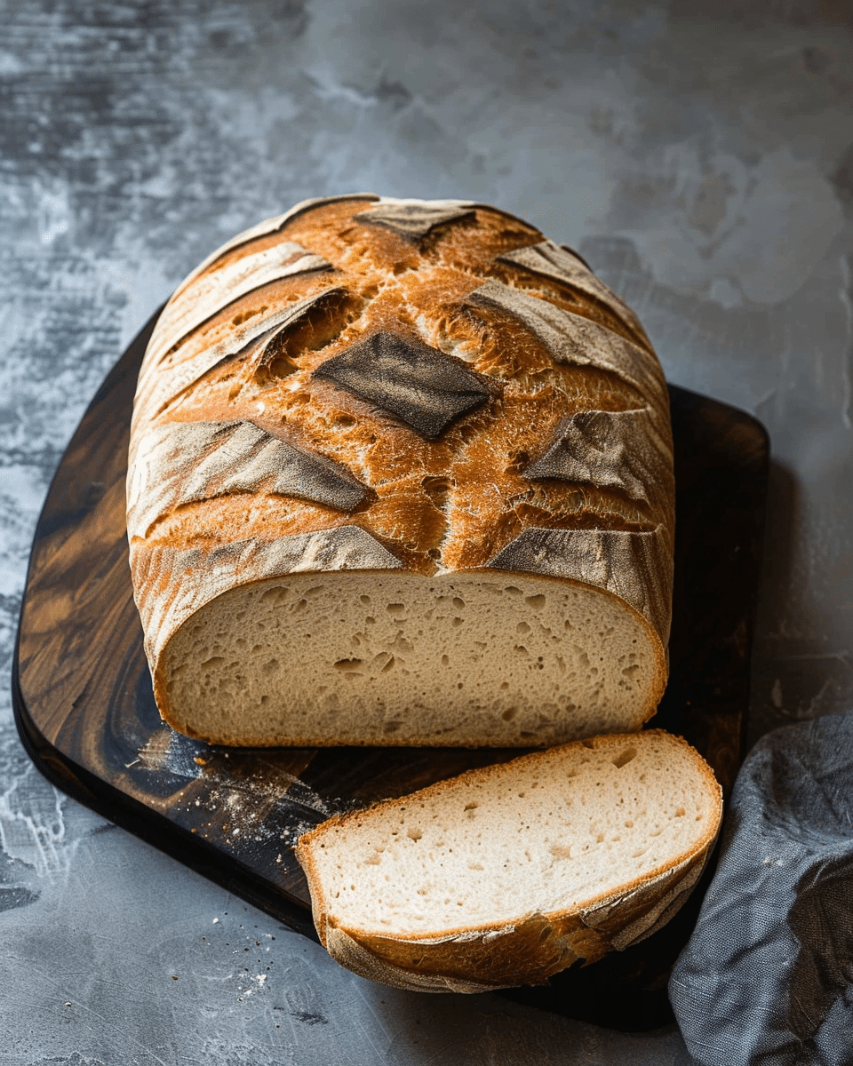 Log Bread Soft Sourdough Sandwich Bread - Cooking With Blog
