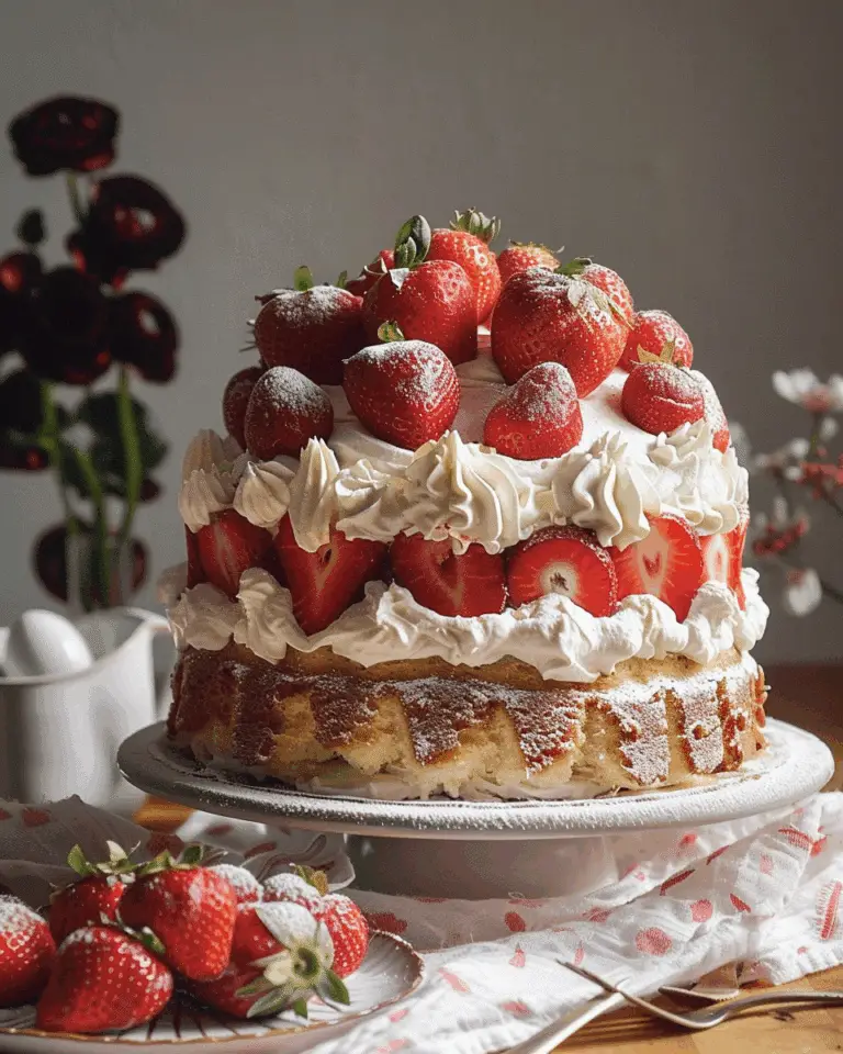 Strawberries and Cream Cake