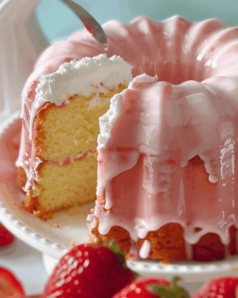 Strawberry Pound Cake
