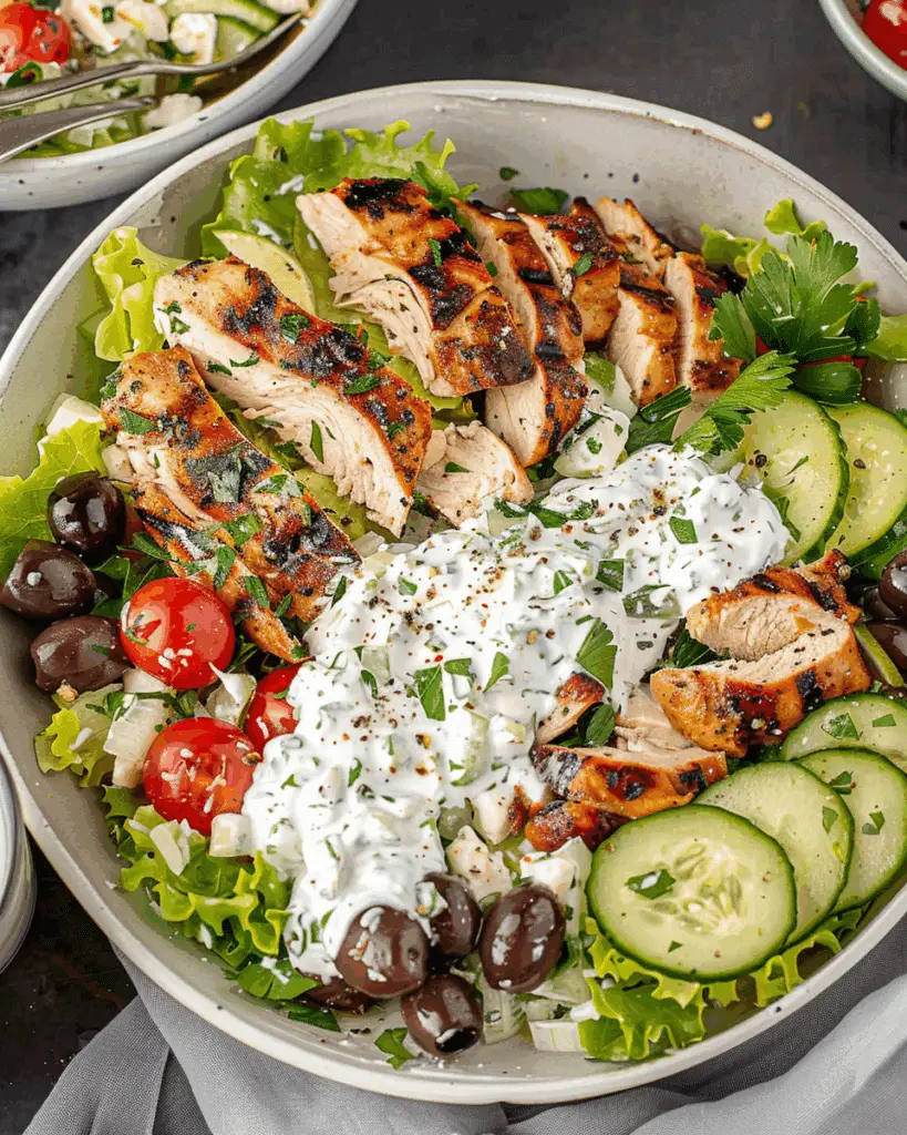 Tzatziki Chicken Salad