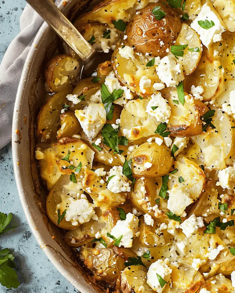 Baked Feta Potatoes
