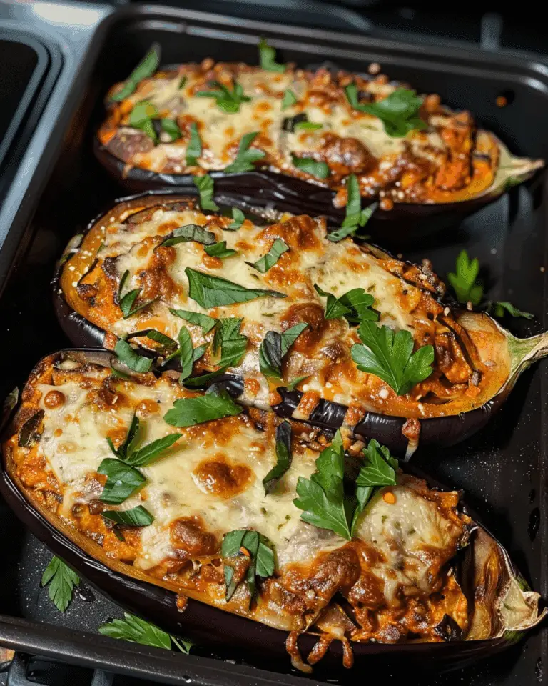 Baked Stuffed Eggplants