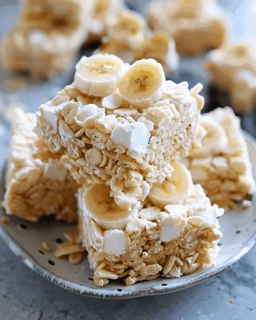 Banana Pudding Rice Krispie Treats