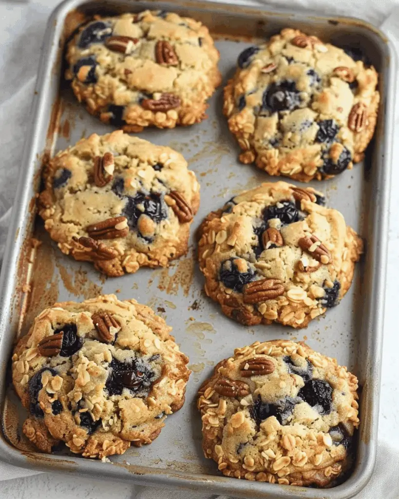 Blueberry Coconut Pecan Cookies