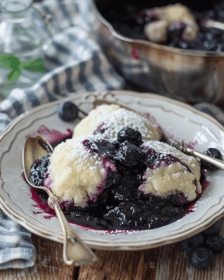 Blueberry Dumplings