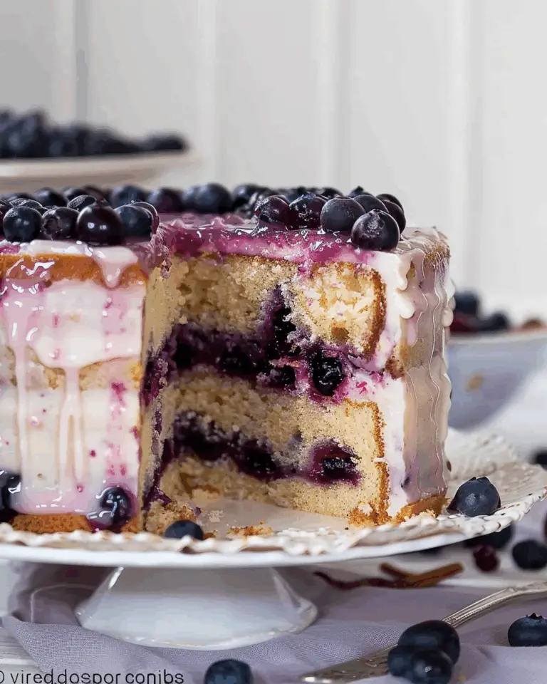 Blueberry Jam Cake