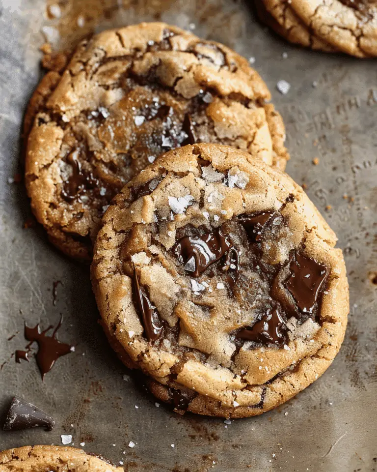 Browned Butter Toffee Chocolate Chip Cookies