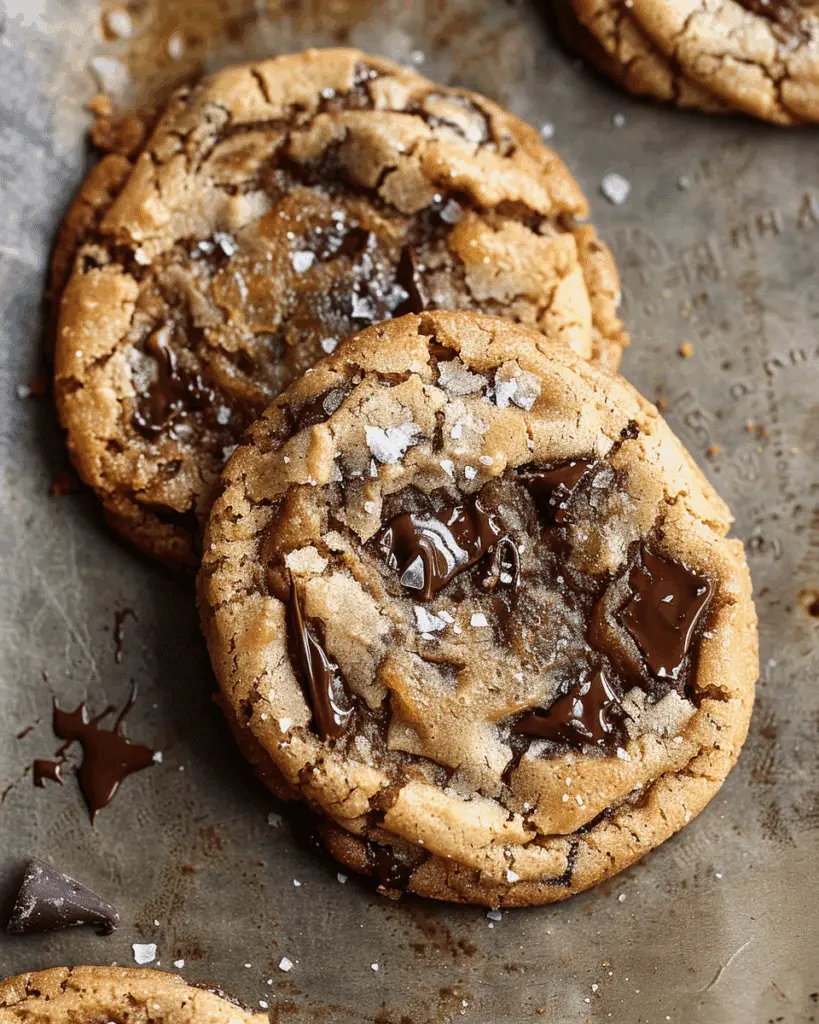 Browned Butter Toffee Chocolate Chip Cookies
