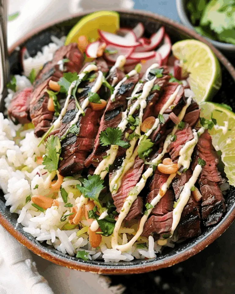 Cilantro Lime Steak Bowls