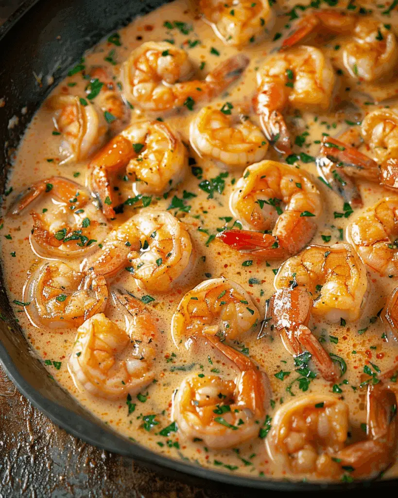 Creamy Garlic Shrimp