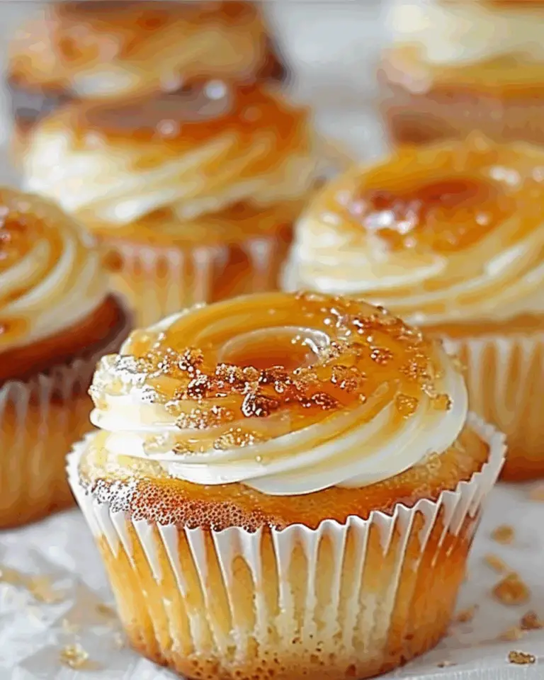 Crème Brûlée Cupcakes
