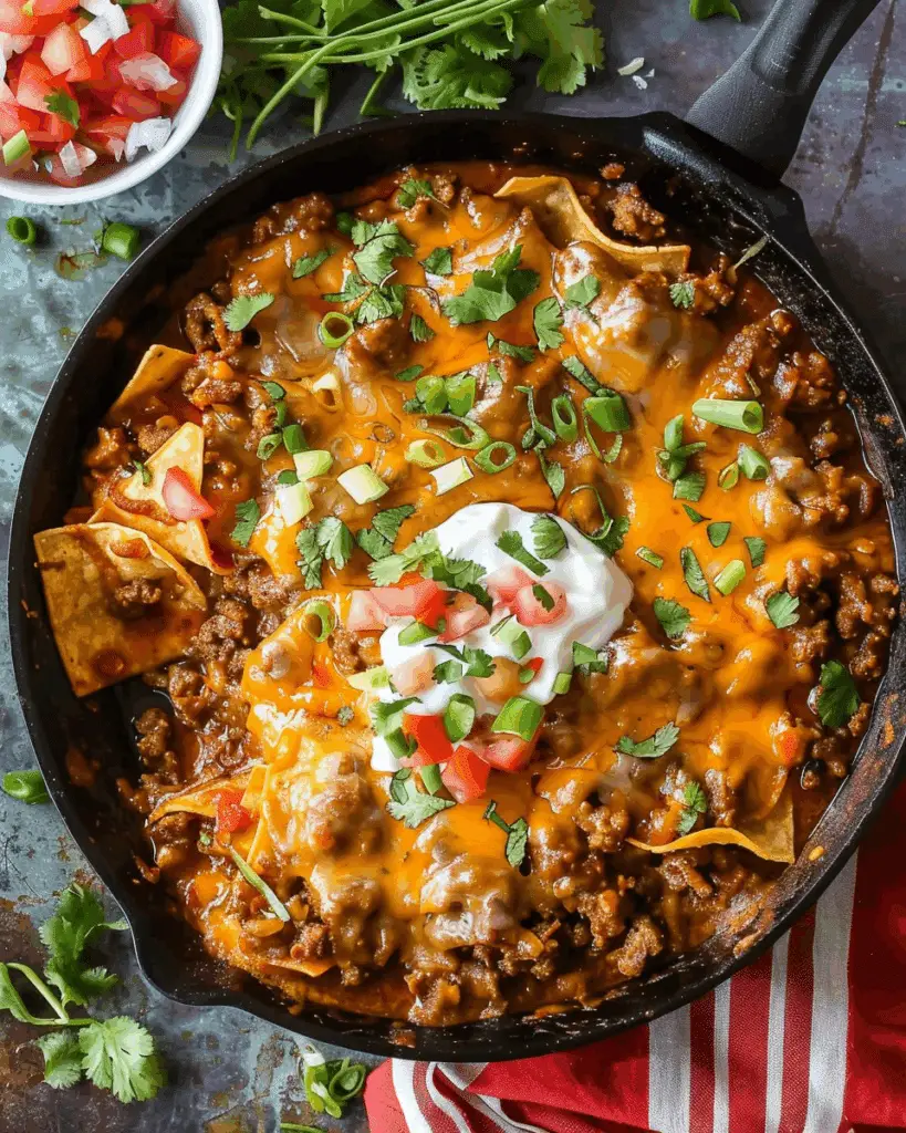 Easy Beef Burrito Skillet