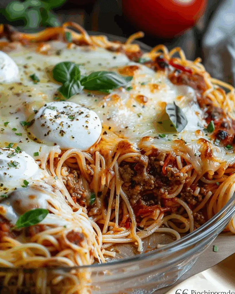 Easy Spaghetti Pie