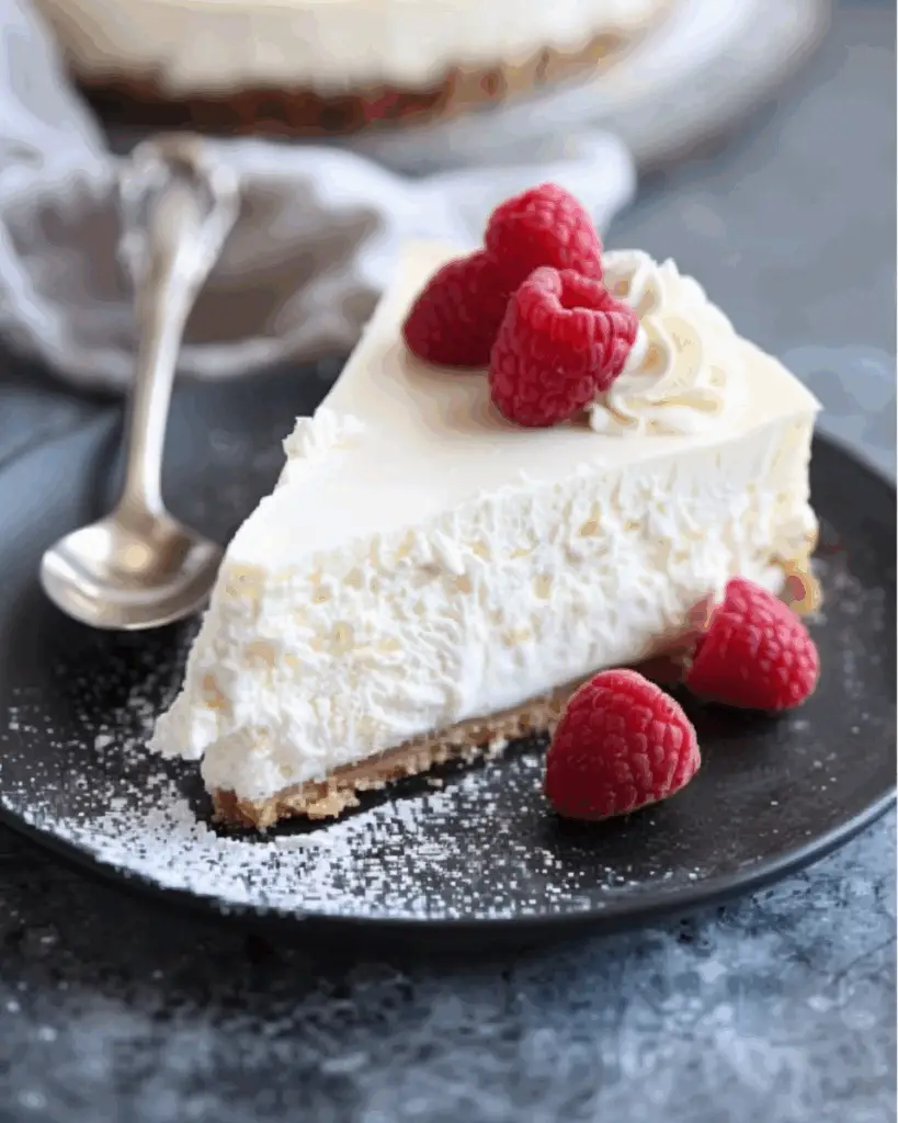 Easy Vanilla Bean White Chocolate Mousse Cheesecake