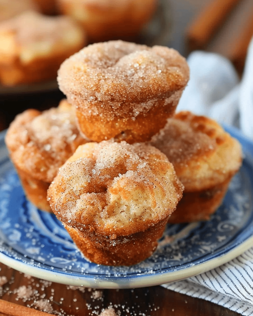 Grandma’s Fluffy Cinnamon Sugar Donut Muffins - Cooking With Blog