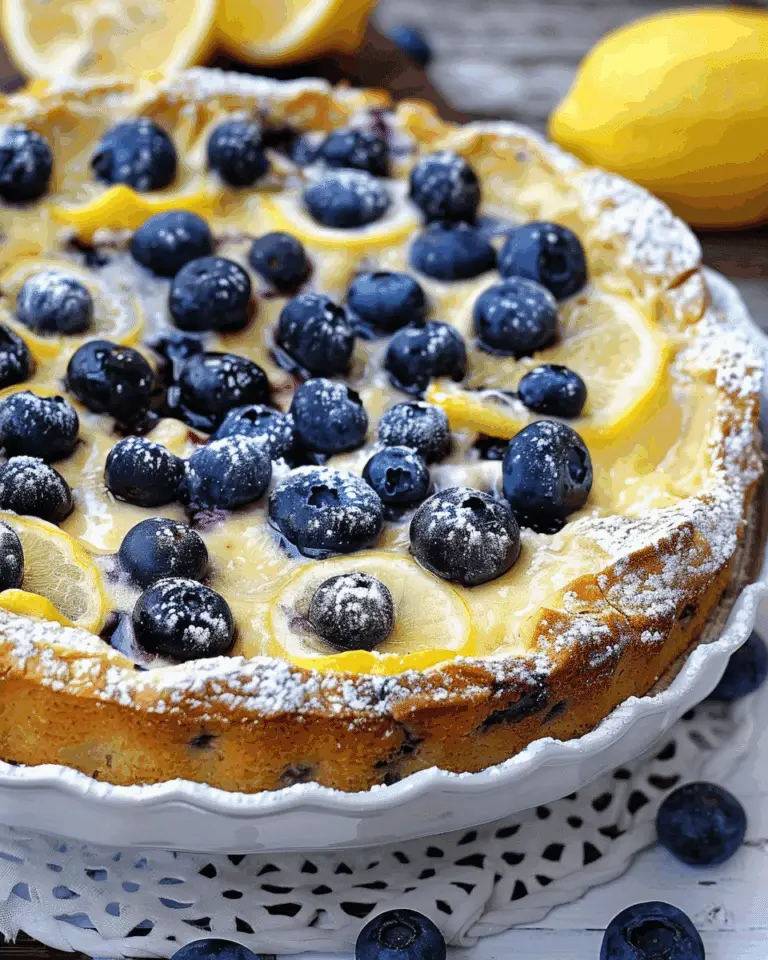 Lemon Blueberry Soufra