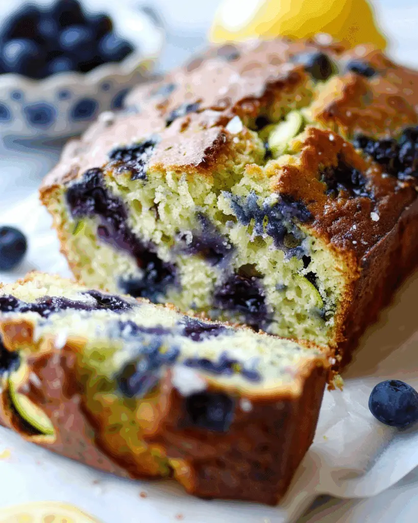 Lemon Blueberry Zucchini Bread
