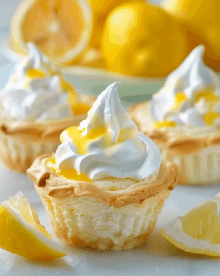Lemon Meringue Cookie Cups