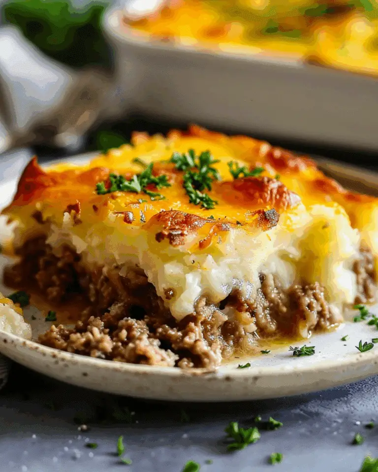 Loaded Potato & Meatloaf Casserole