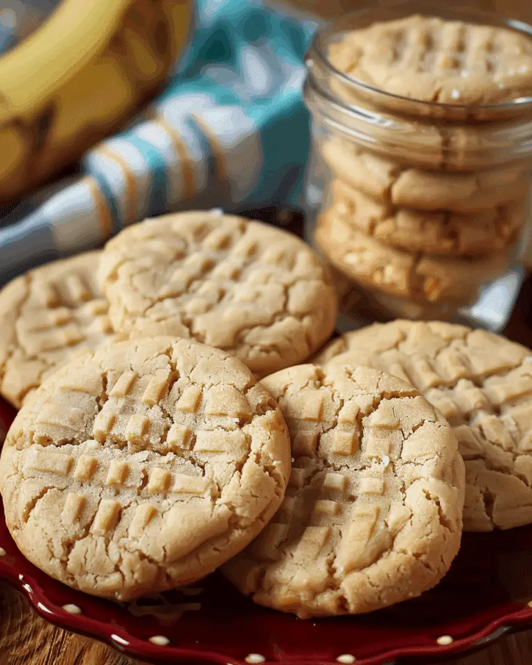 Peanut Butter Banana Cookies