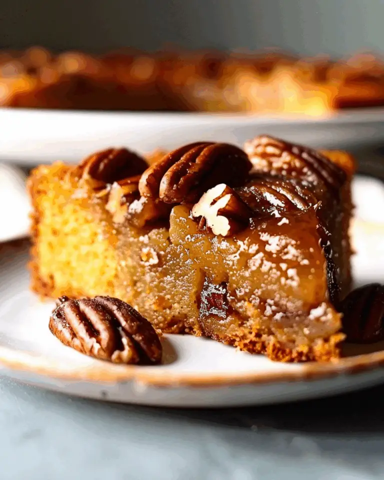 Pecan Upside Down Cake