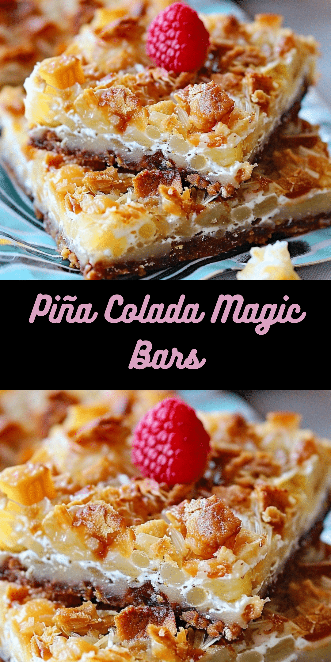 Piña Colada Magic Bars - Cooking With Blog