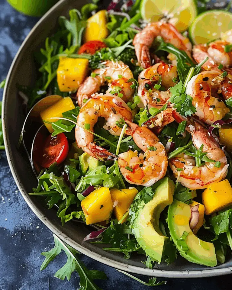 Prawn Mango Avocado Summer Salad