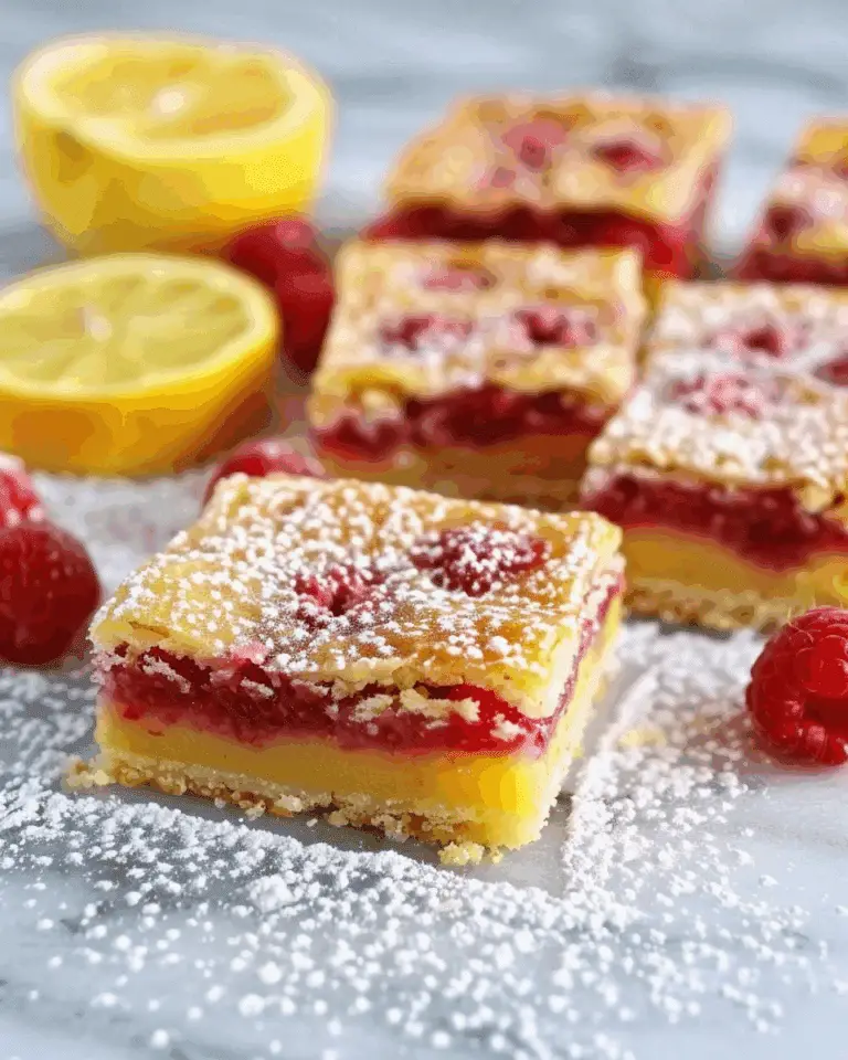 Raspberry Lemon Bars