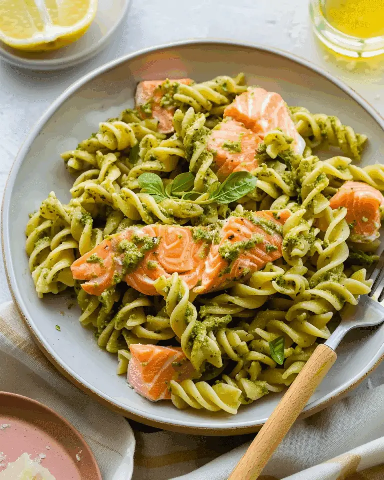 Salmon Pesto Pasta