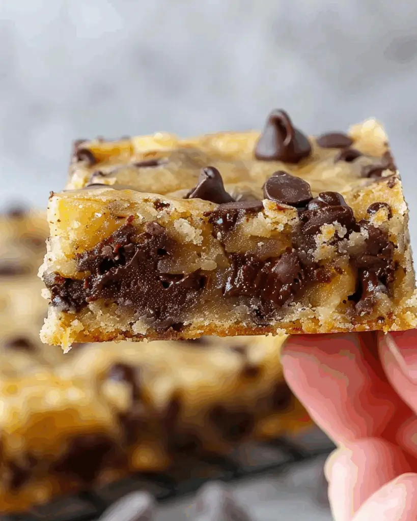 Soft, Chewy, and Deliciously Banana Chocolate Chip Bars