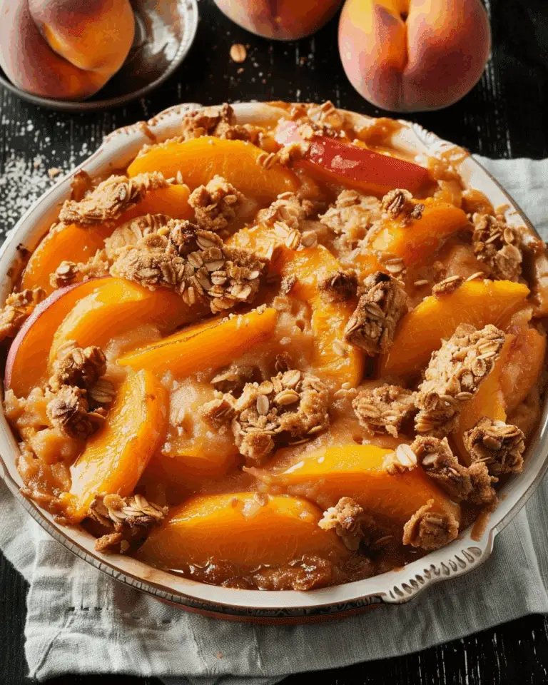 Sweet Potato Peach Cobbler
