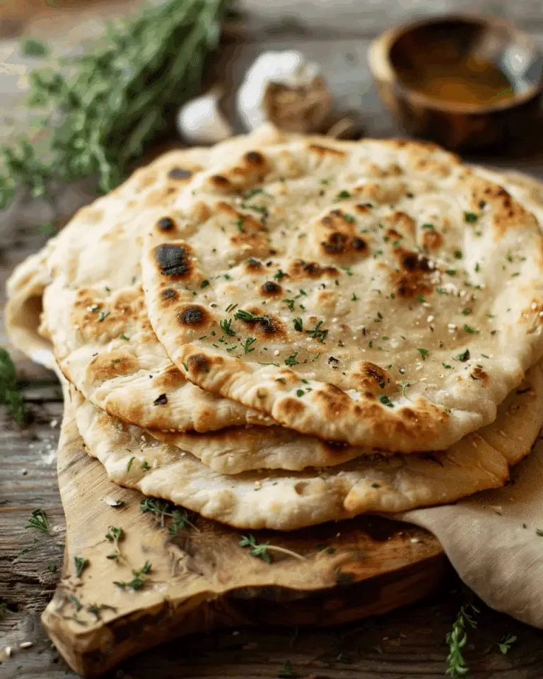 Vegan Garlic Flatbread