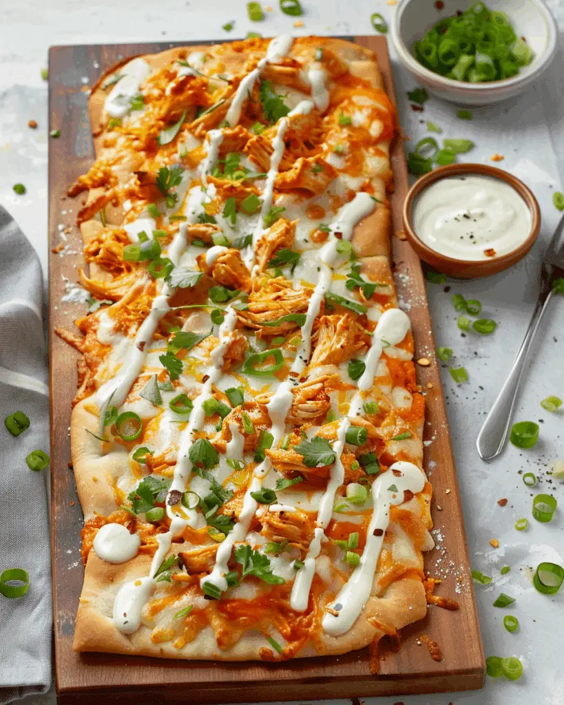 Buffalo Chicken Flatbread
