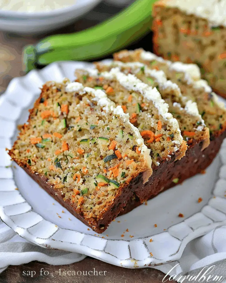 Carrot Apple Zucchini Bread