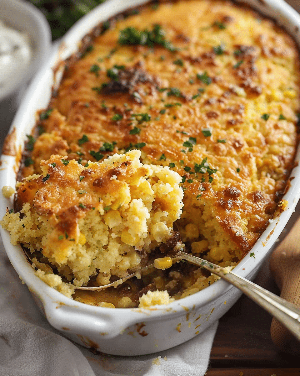 Cowboy Cornbread Casserole