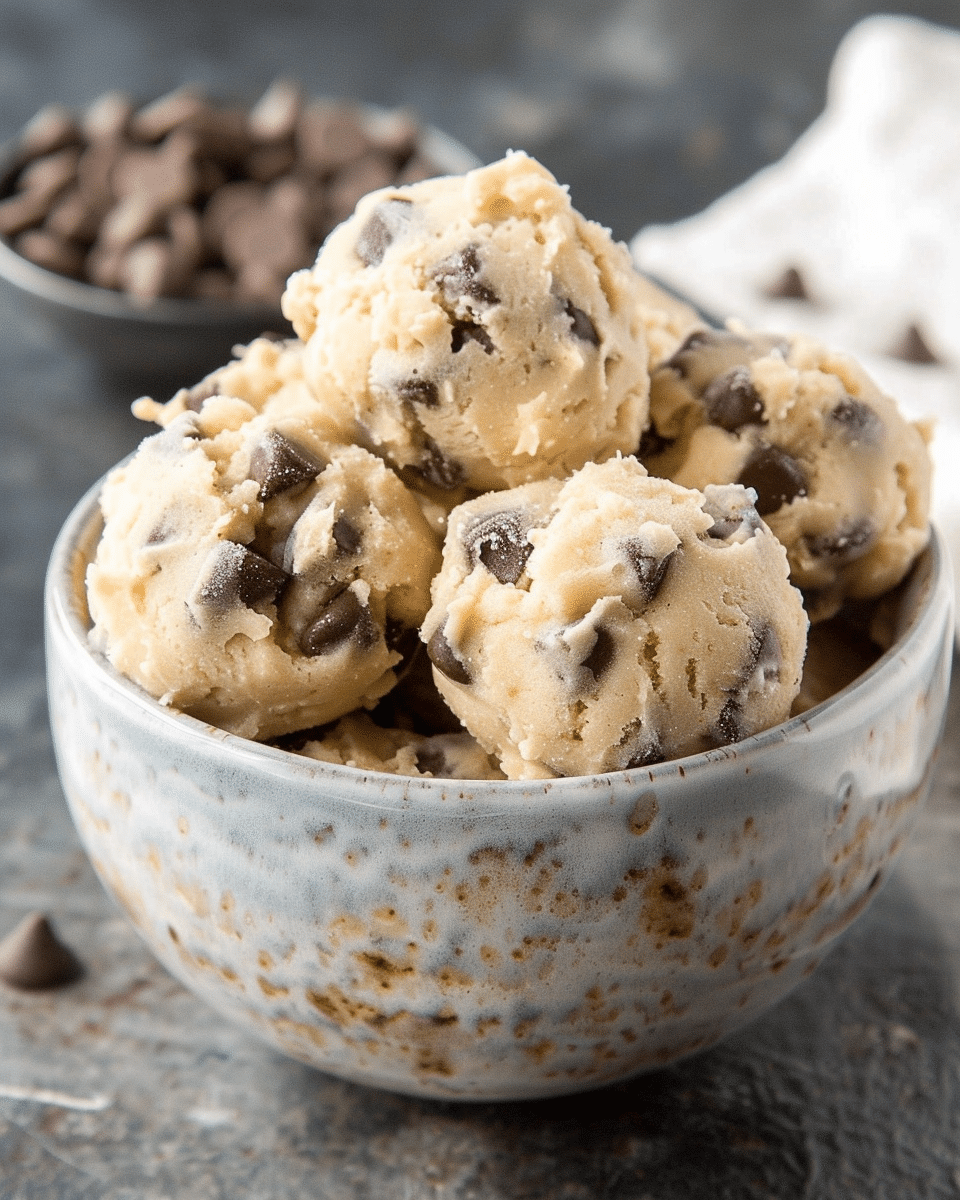 Easy Edible Cookie Dough For One No Bake Ready In 5 Minutes