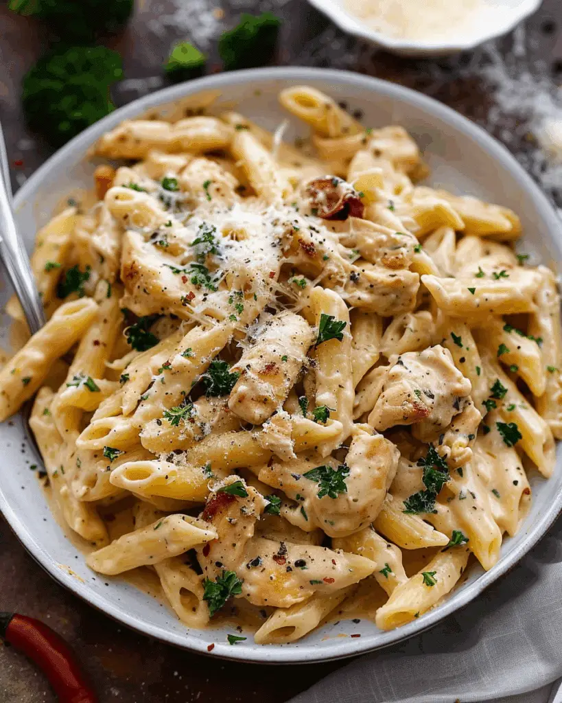 Easy Marry Me Chicken Pasta Recipe with Creamy Garlic Parmesan