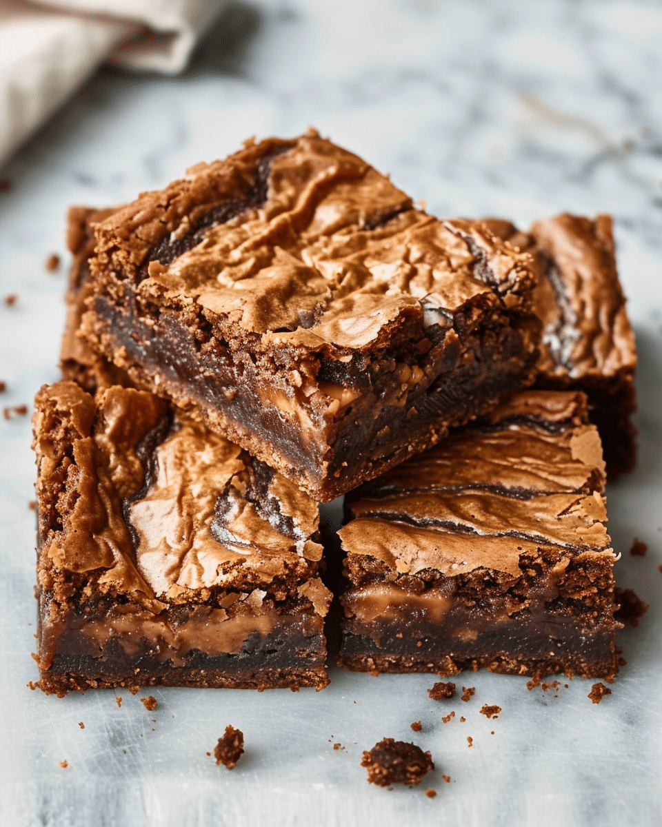 Easy Peanut Butter Brownies