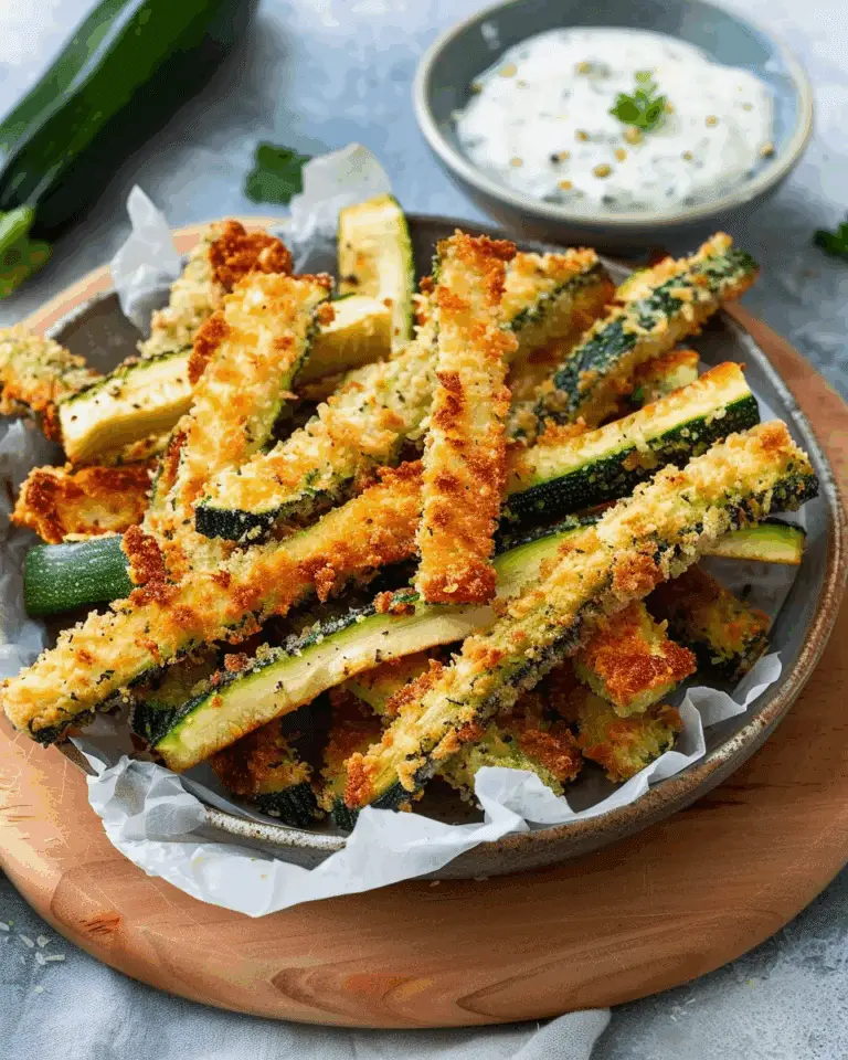 Low Calorie Air Fryer Zucchini Fries