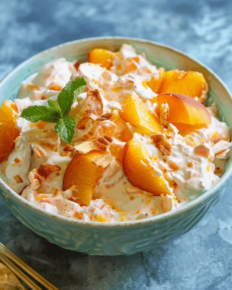 Millionaire Peach Salad