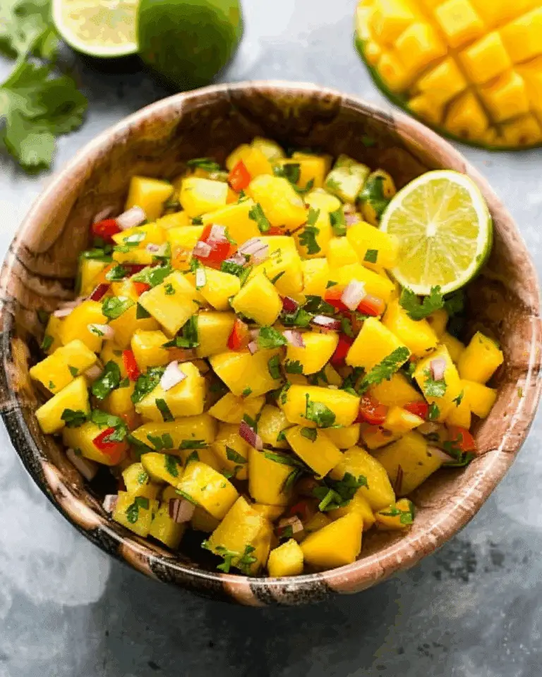 Pineapple Mango Salsa