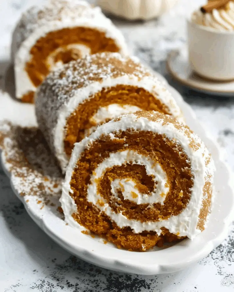 Pumpkin Roll Cake