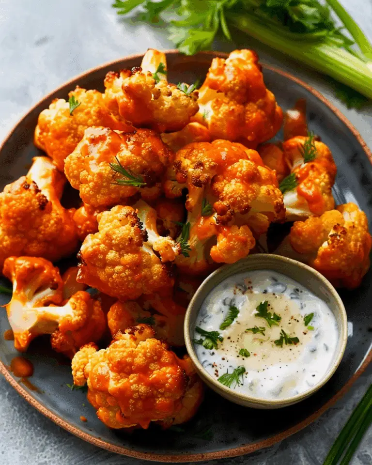 Air Fryer Buffalo Cauliflower