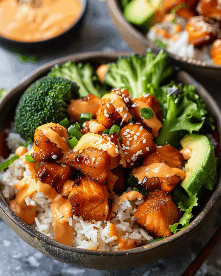 Bang Bang Salmon Bites Bowls