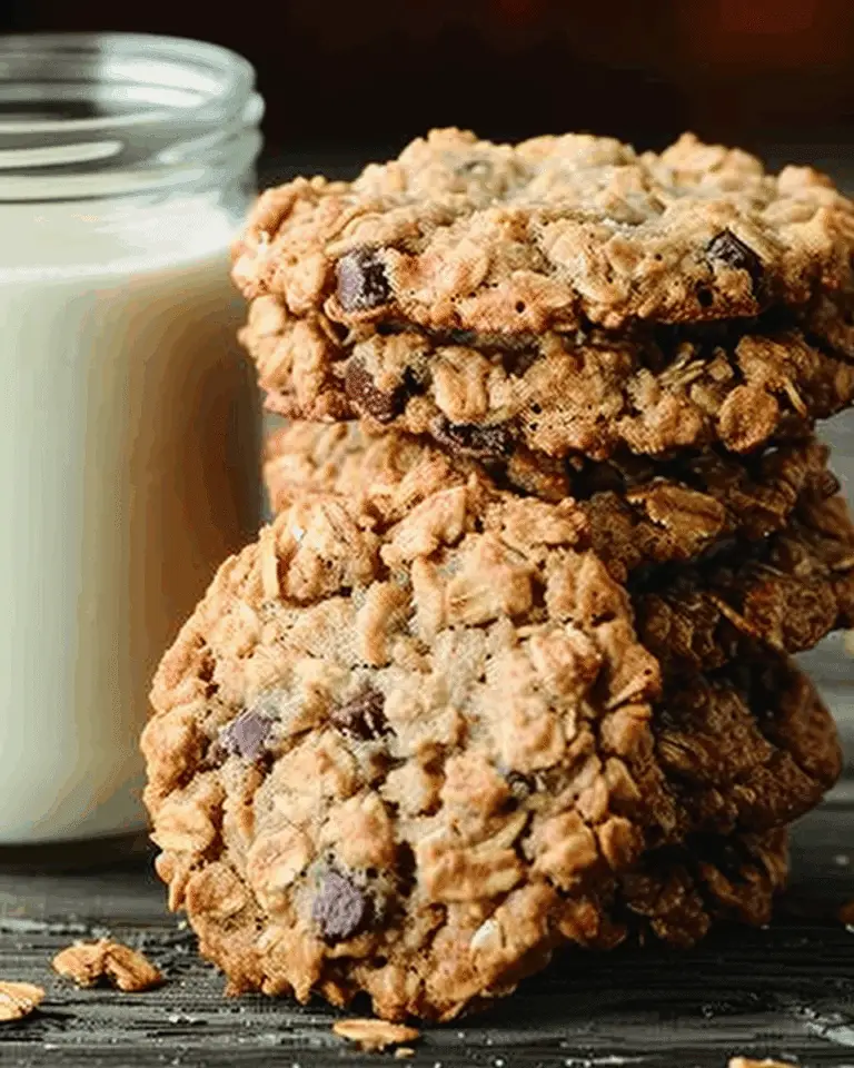 Big and Chewy Oatmeal Cookies