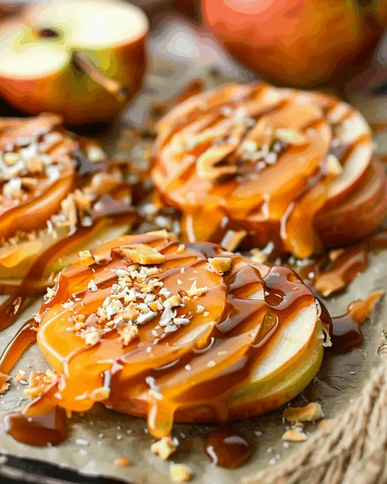 Caramel Apple Slices